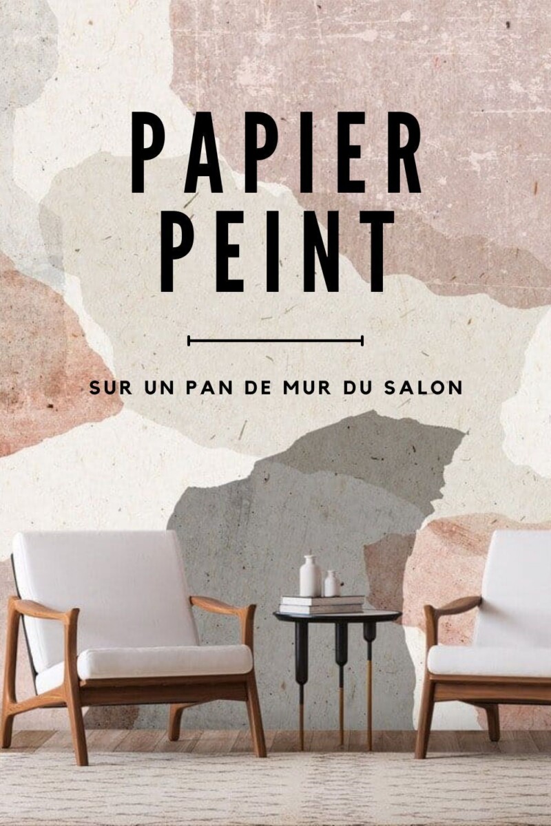 Papier peint intiss&eacute; d&eacute;co murale