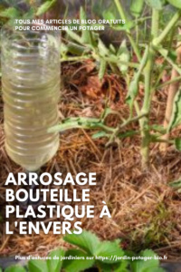 Arrosage souterrain bouteille jardin éco