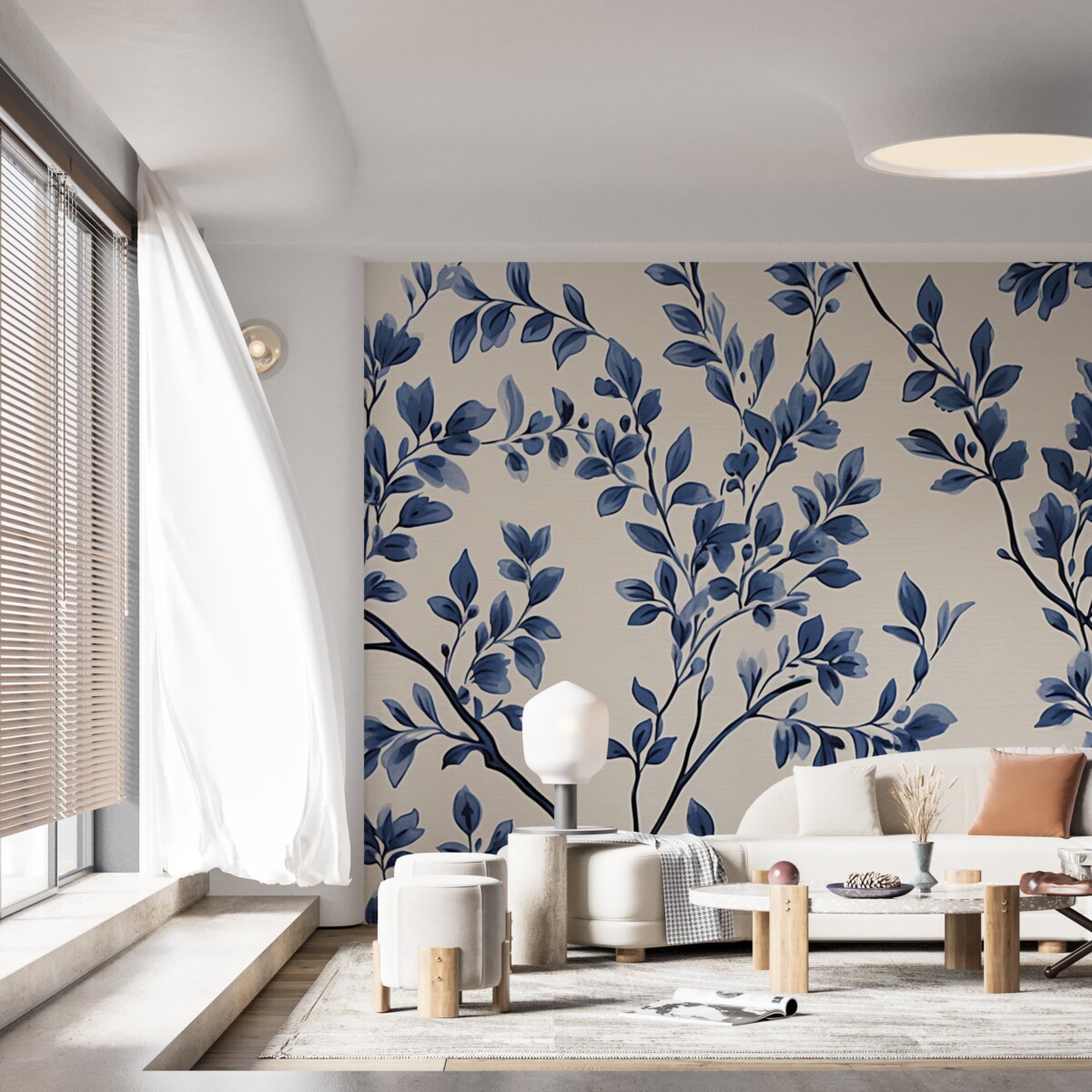 Papier peint intiss&eacute; d&eacute;co murale