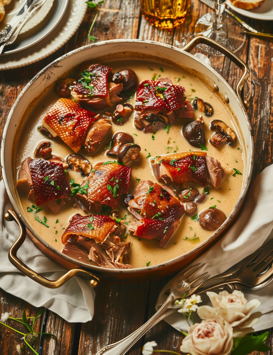 Canard au sang gastronomie