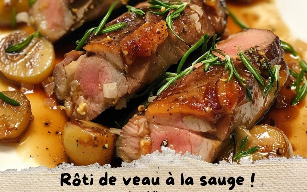 Le trait de jus d’herbes de 30 ml en 3cl, sur un sandre rôti à l’unilatérale.