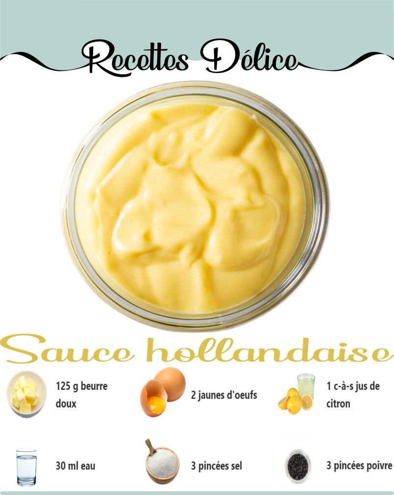 sauce hollandaise traditionnelle