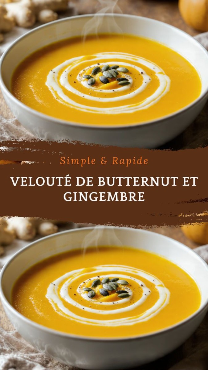 velout&eacute; de courge butternut