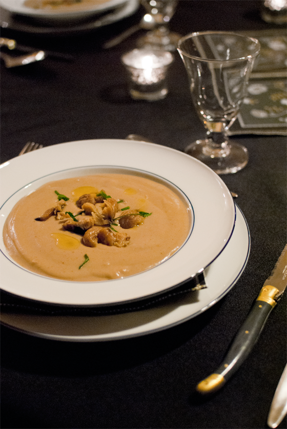 Velout&eacute; ch&acirc;taigne truffe