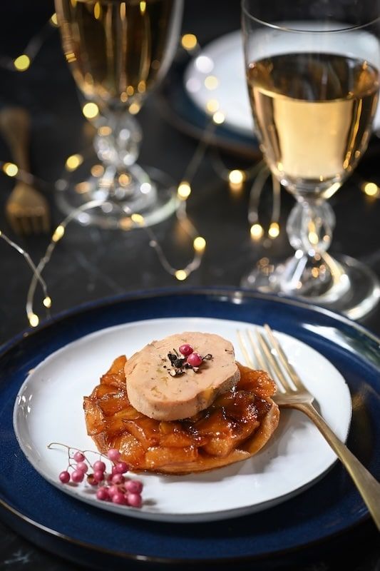 Foie gras po&ecirc;l&eacute; framboise