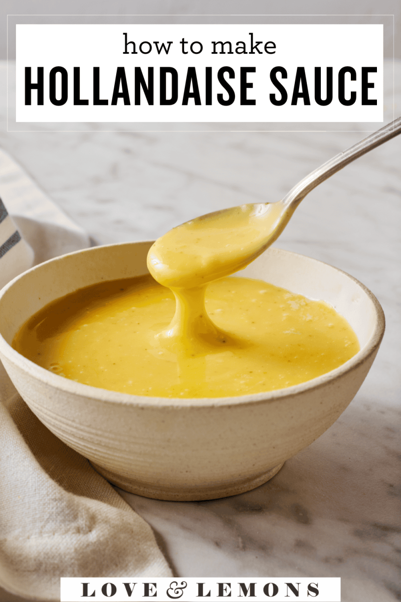 Sauce hollandaise citron