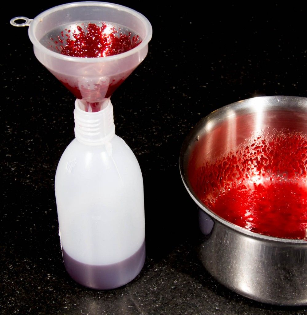 r&eacute;duction de vinaigre de framboise