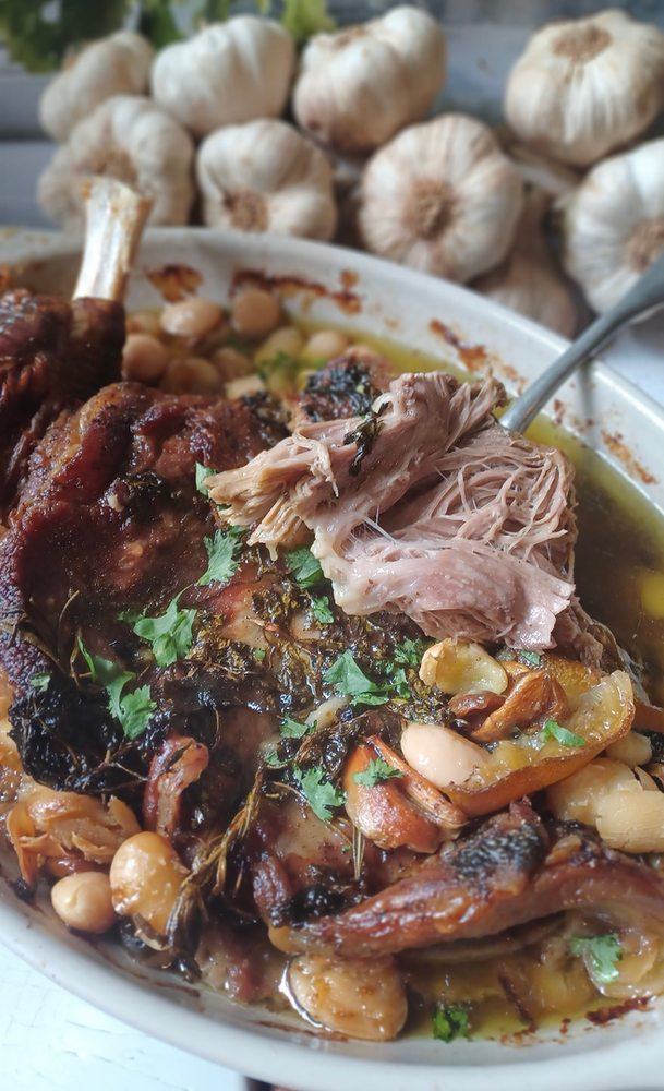 Agneau confit &eacute;pices Qatar