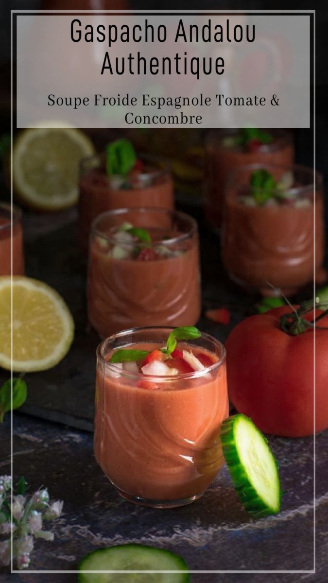 Gaspacho fraise huile d'olive