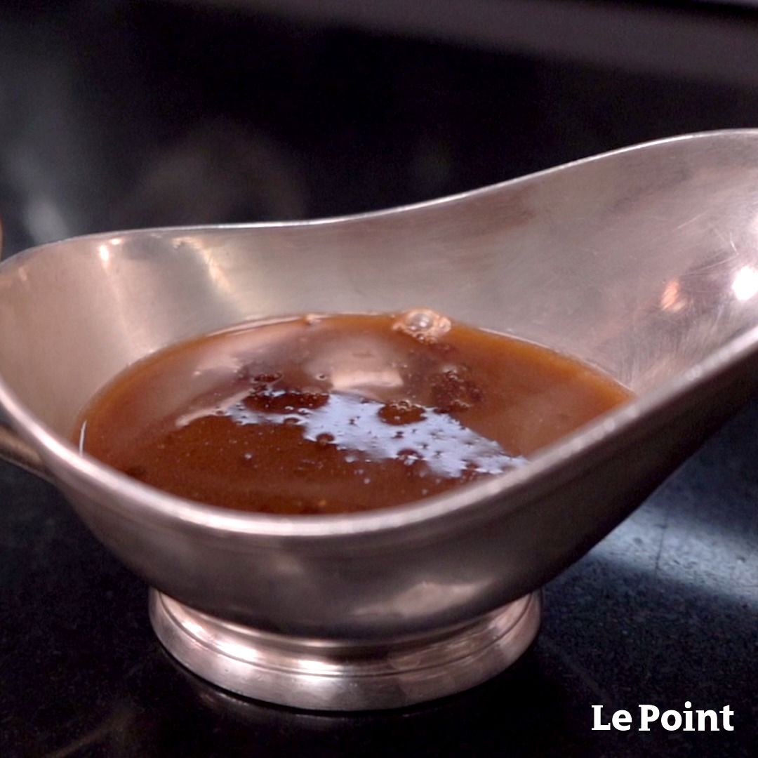 Sandre r&ocirc;ti jus d'herbes