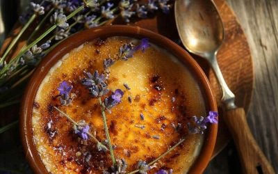 L’appareil à crème brûlée de 30cl en 0,3 litre, infusé à la lavande sauvage.