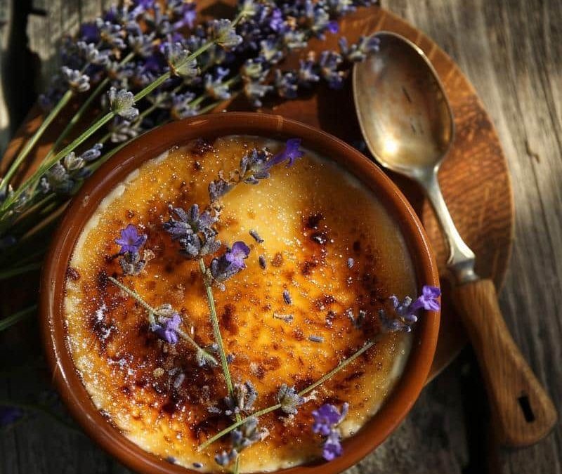 L’appareil à crème brûlée de 30cl en 0,3 litre, infusé à la lavande sauvage.
