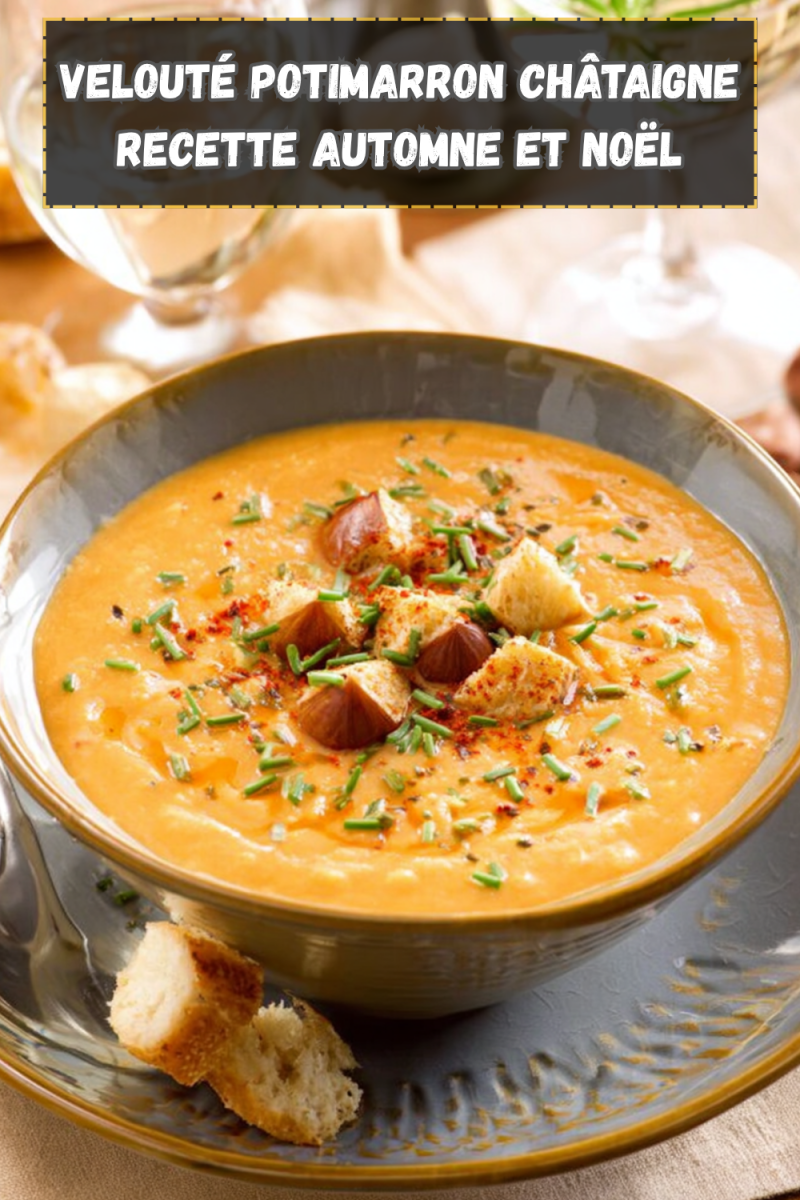 Velout&eacute; ch&acirc;taigne truffe