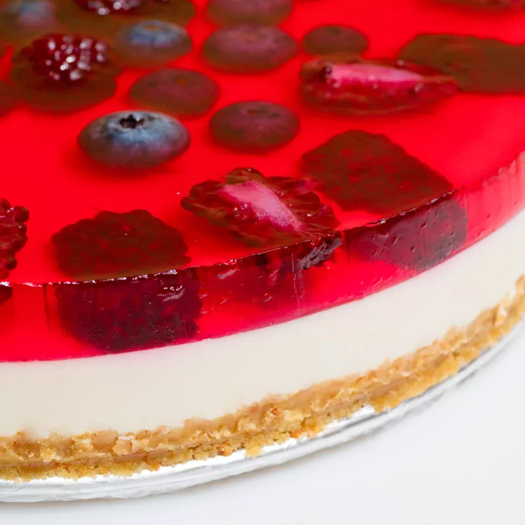 Bavarois vanille bleue