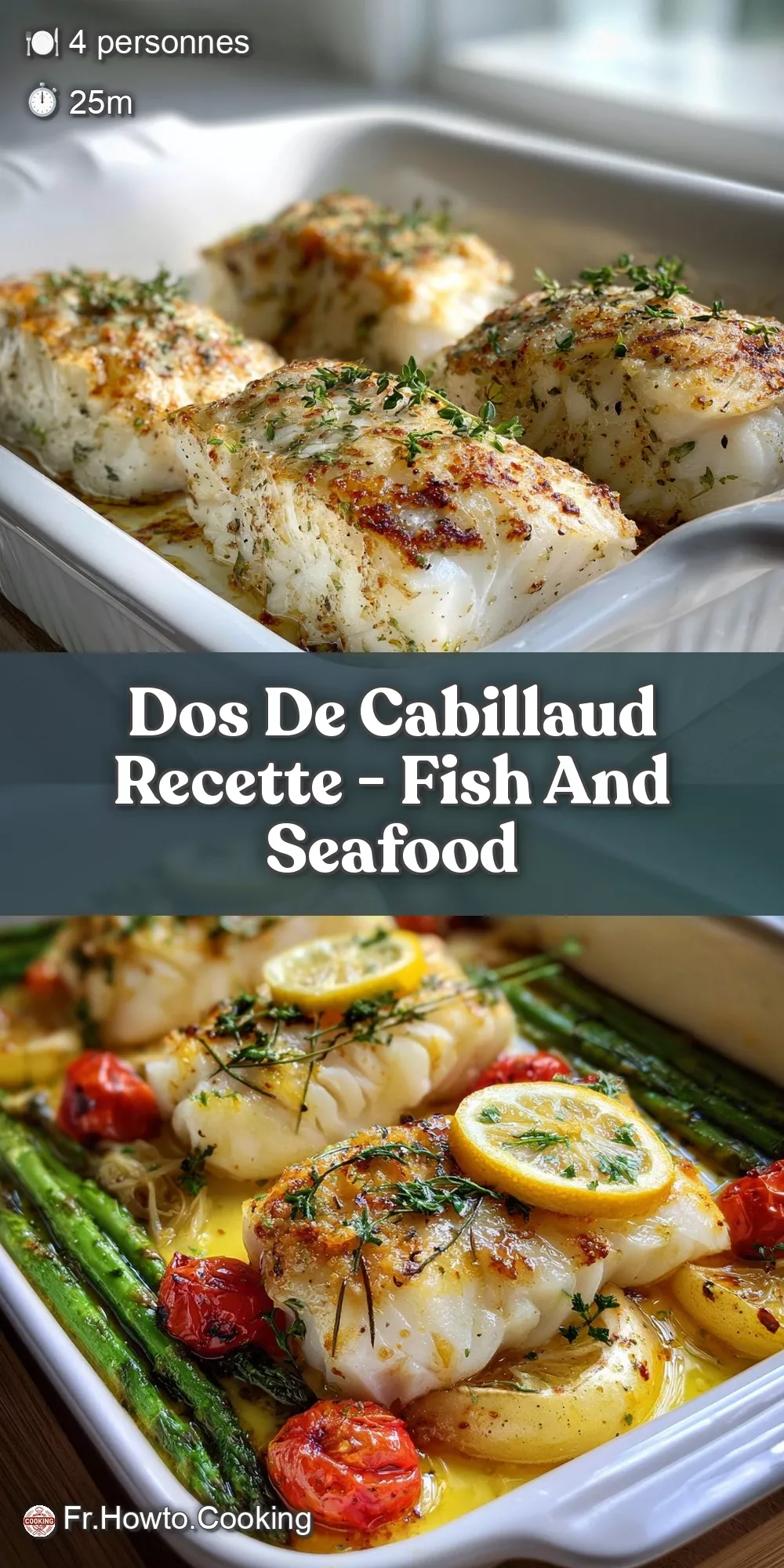 Dos de cabillaud nacr&eacute;