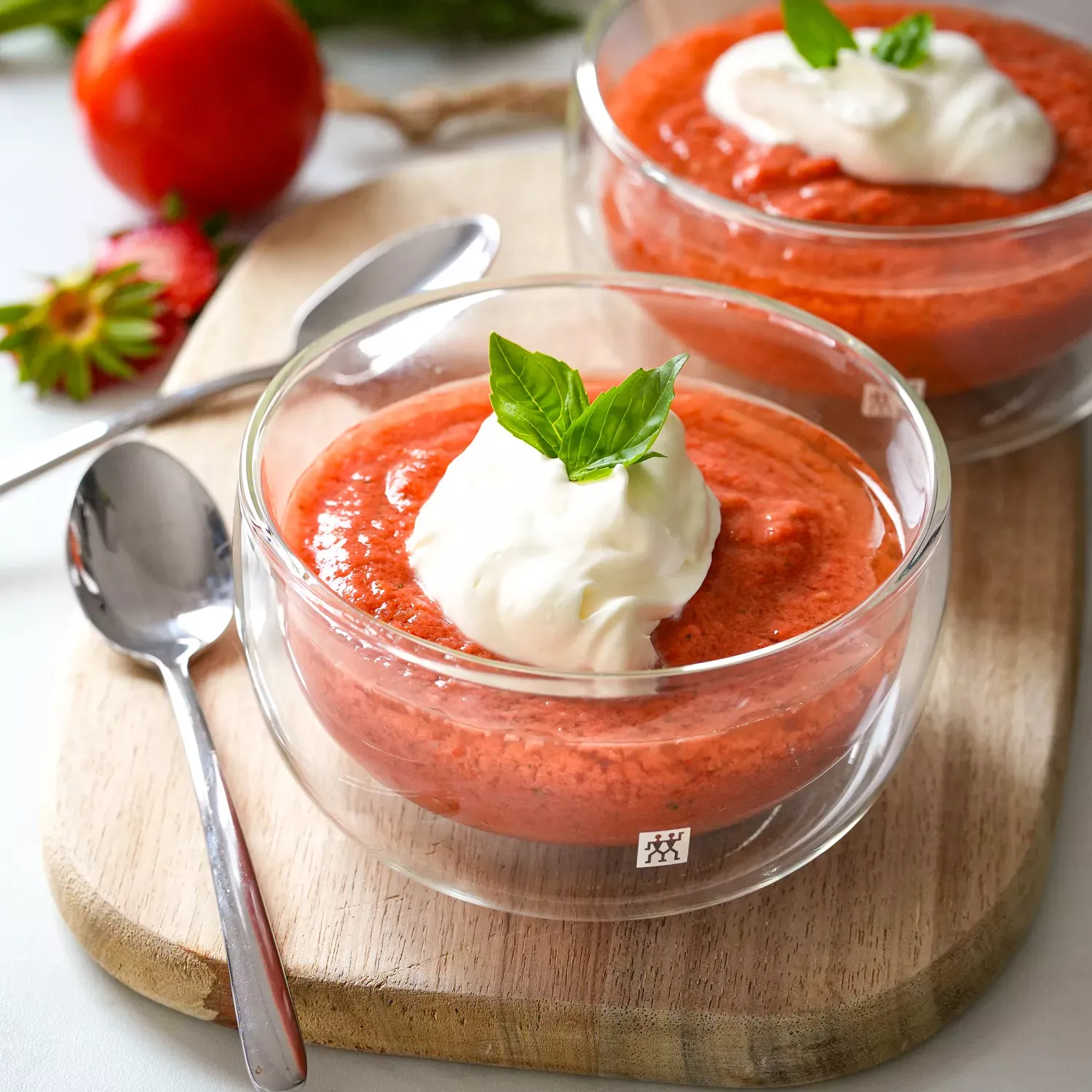gaspacho de fraises