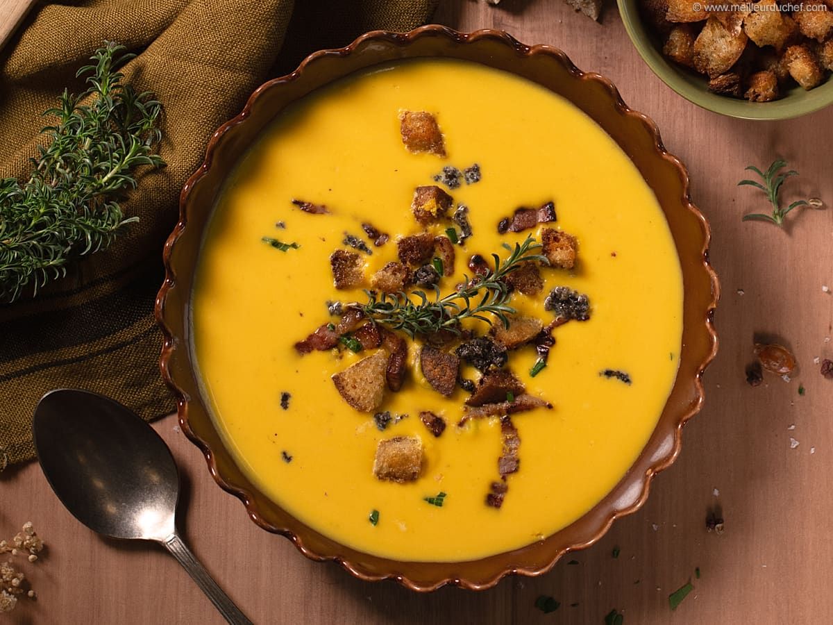 Velout&eacute; ch&acirc;taigne truffe