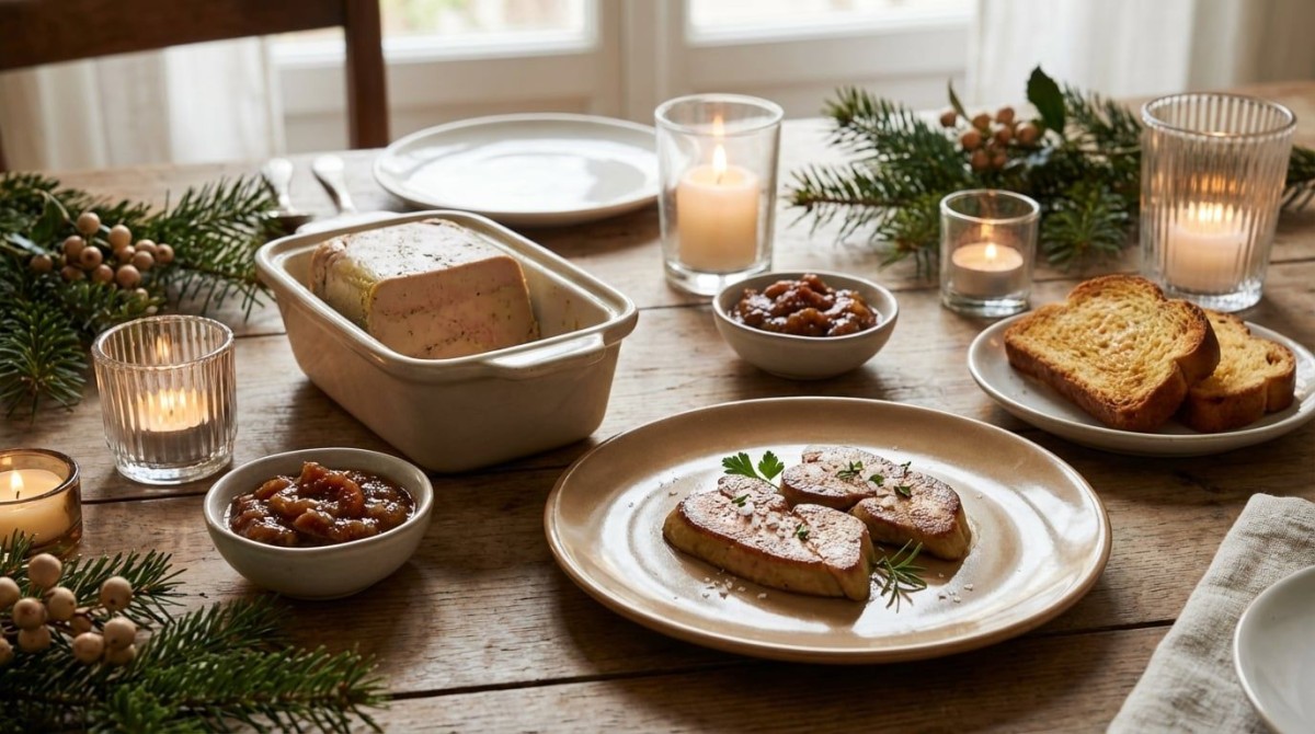 Foie gras po&ecirc;l&eacute; framboise