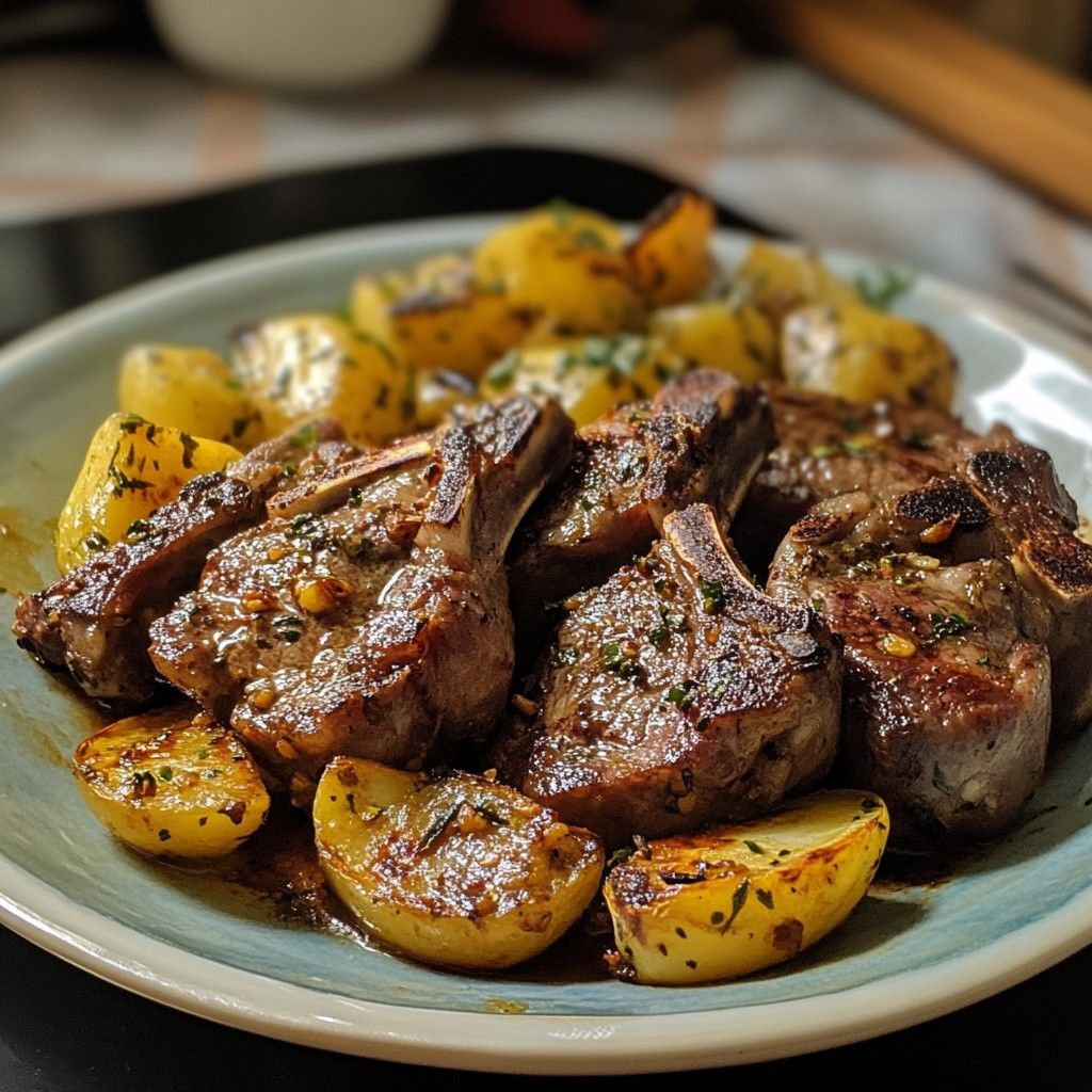 Jus d'agneau romarin