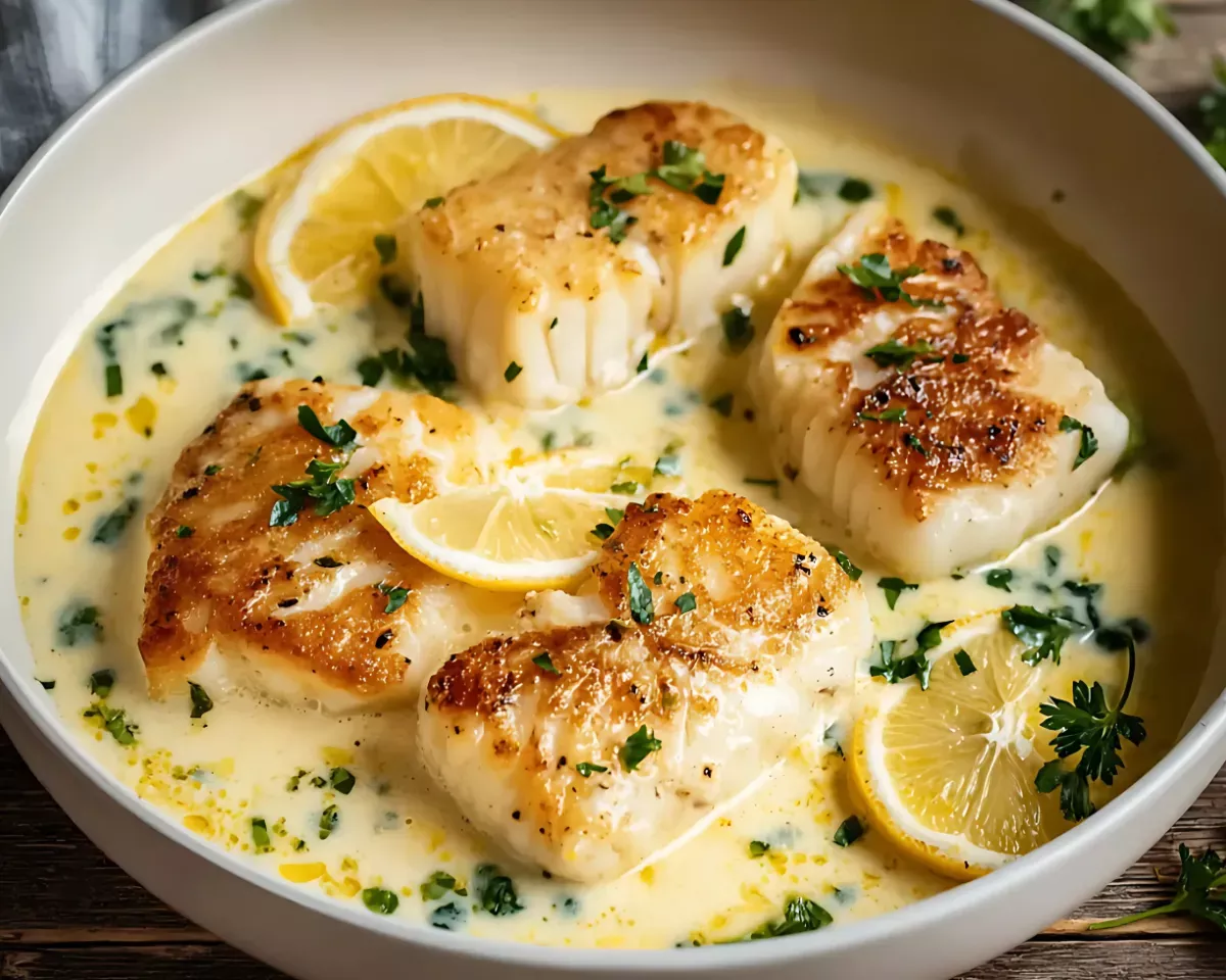 Dos de cabillaud nacr&eacute;