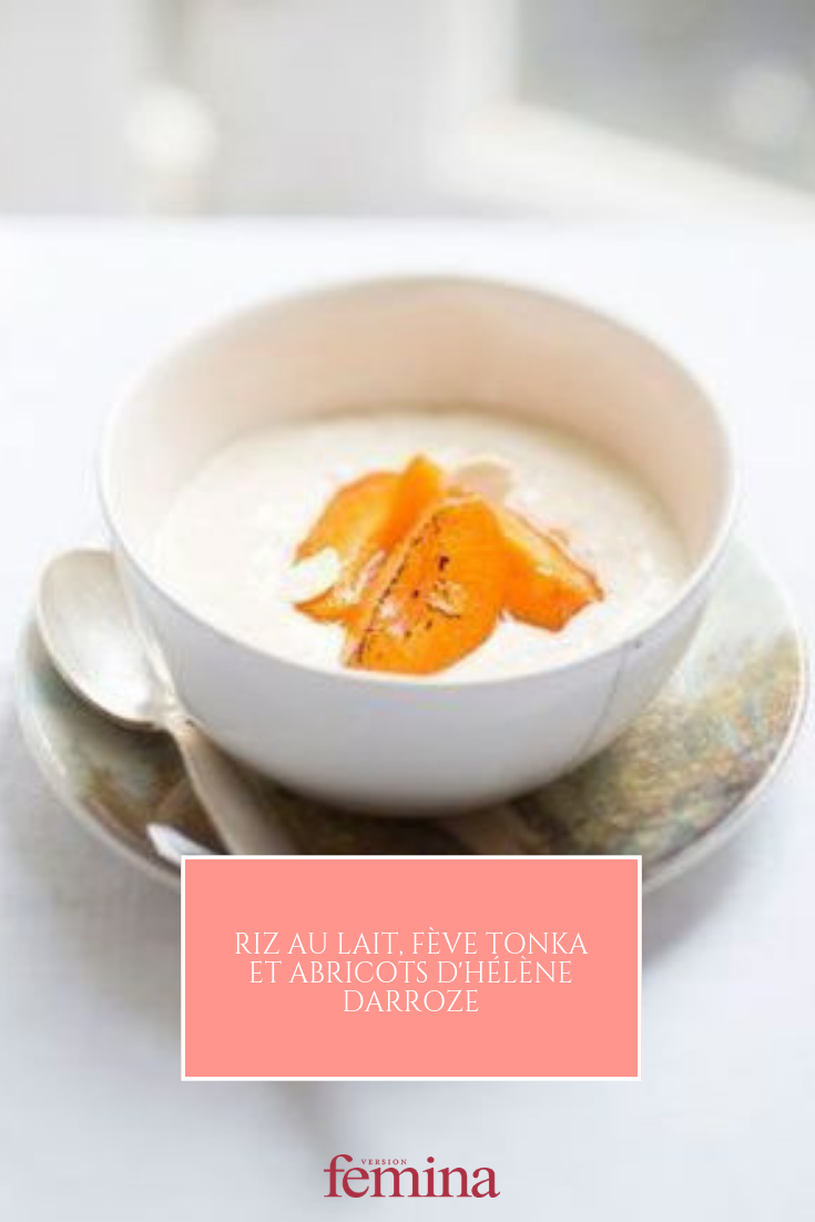 Riz au lait f&egrave;ve tonka
