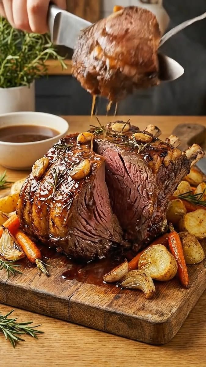 Sandre r&ocirc;ti jus d'herbes