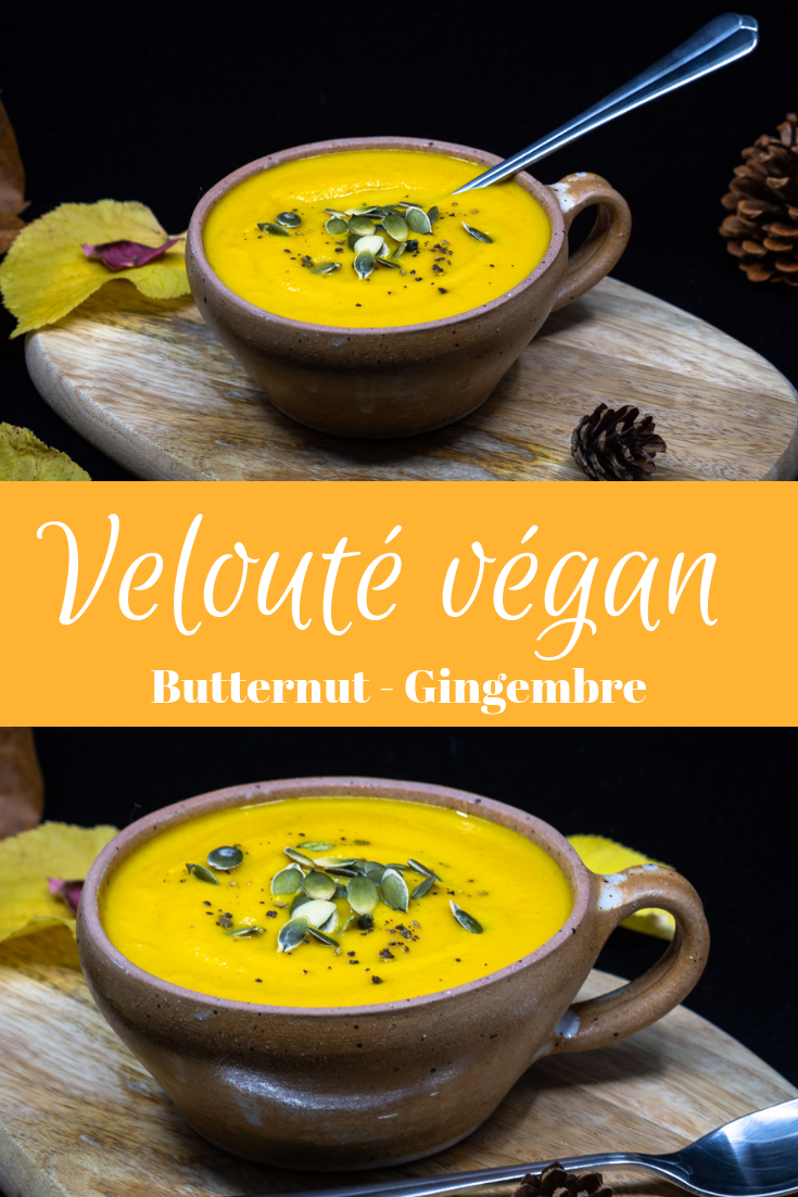 Velout&eacute; butternut graines de courge