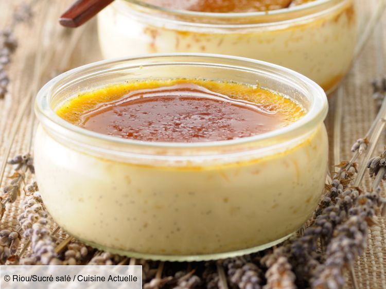 Cr&egrave;me br&ucirc;l&eacute;e lavande