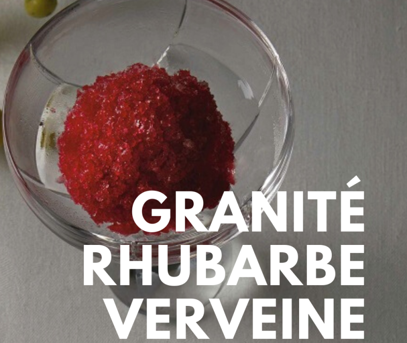 La conversion millilitre litre d’une infusion de verveine pour un granité givré.